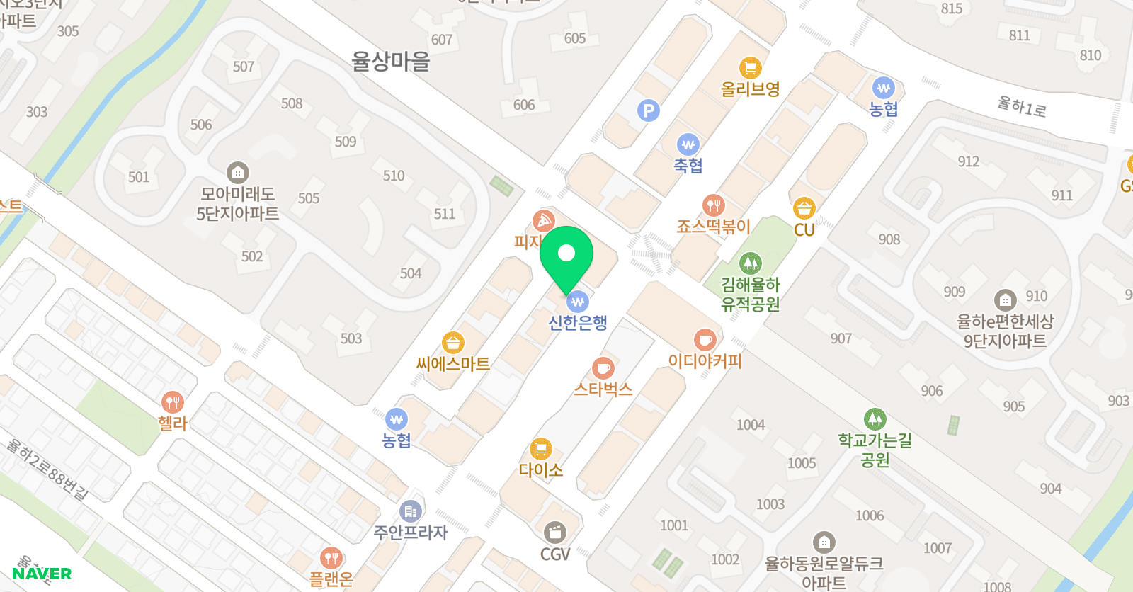 율하 위치