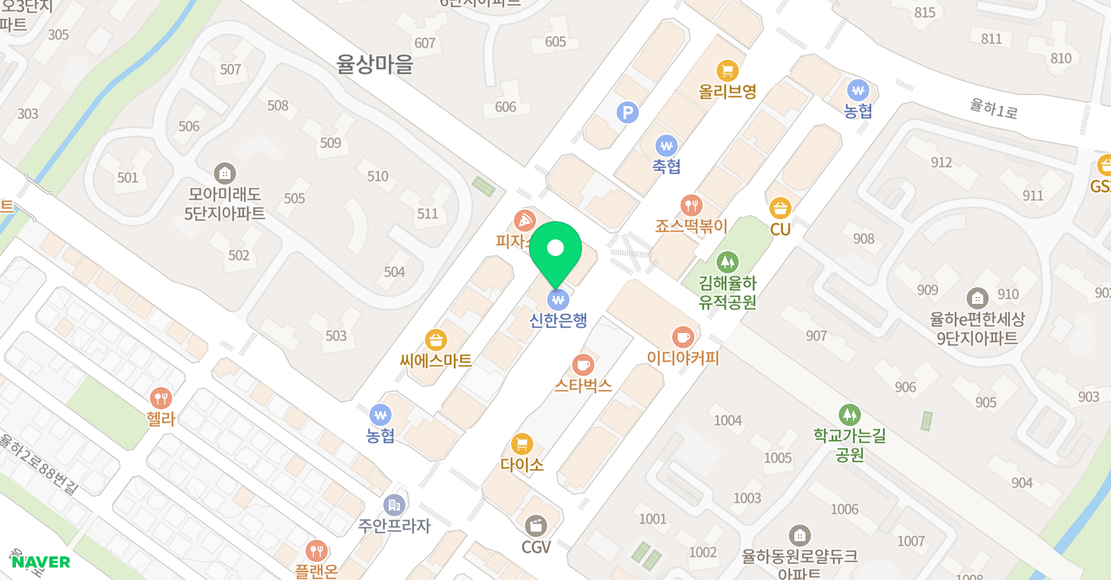 피나클 수학전문학원 위치