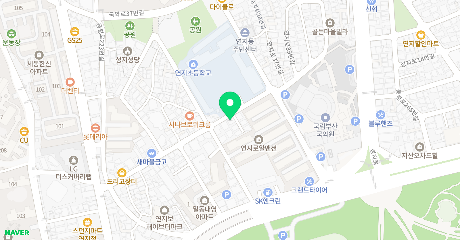 계명 클랑 음악학원 위치
