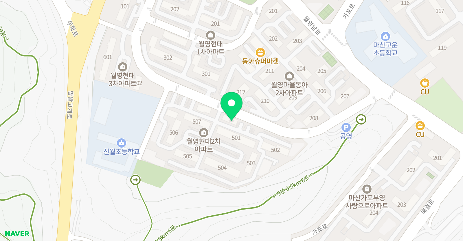 수학의봄 수학교습소 위치
