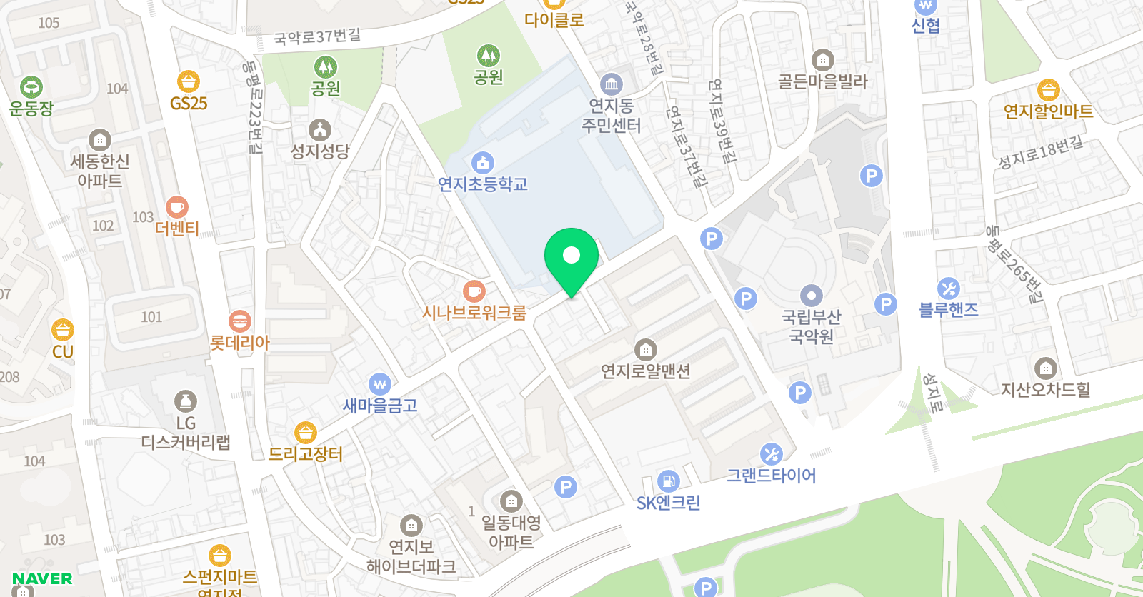 아이스크림홈런 연지공부방 위치