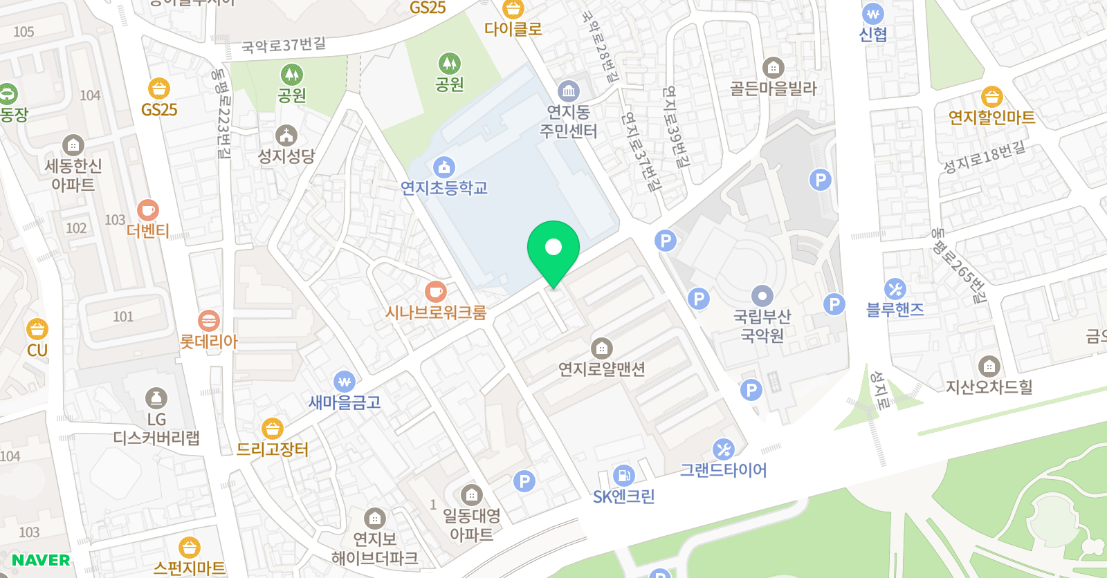 피아노숲 음악학원 위치
