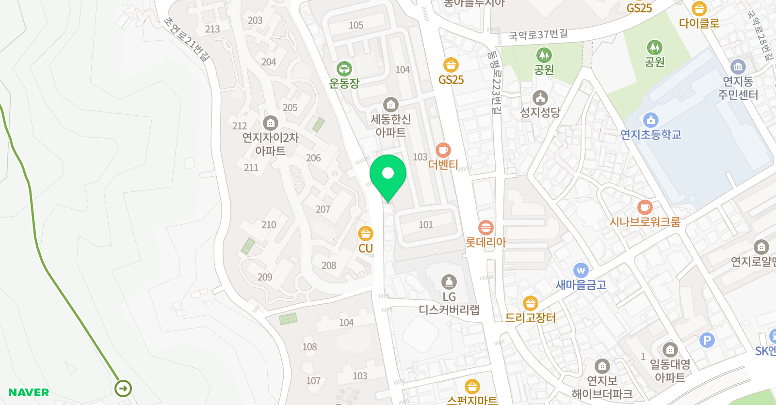 쎈 수학과외방 위치