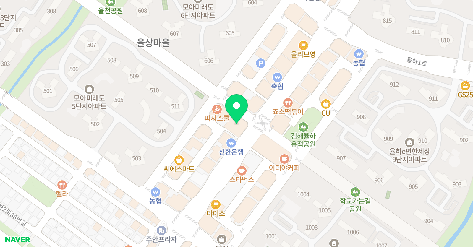 스폴 영어전문학원 위치