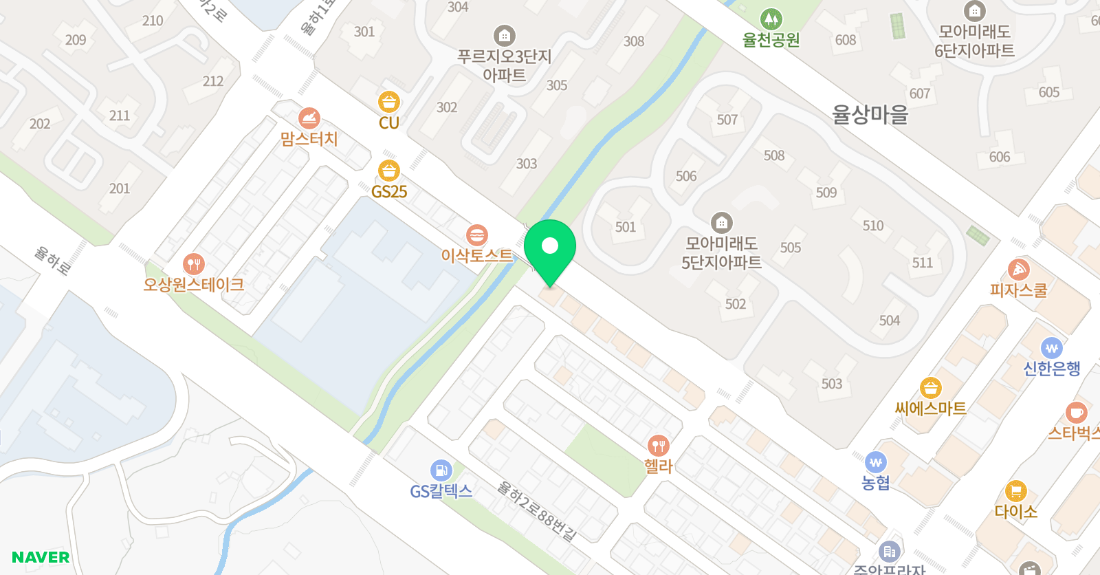 하이 브레인 위치