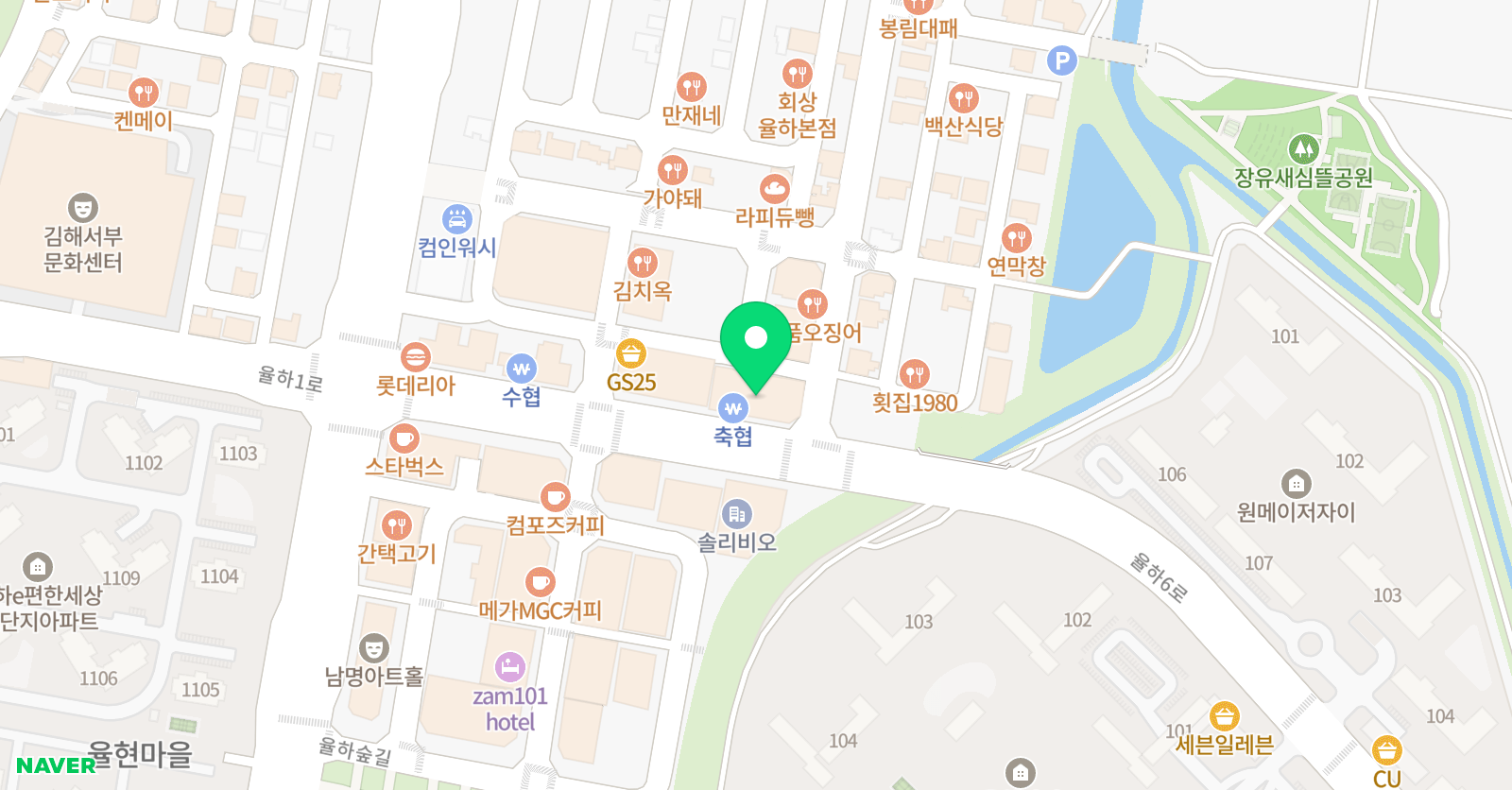 CMS 김해율하영재교육센터 위치