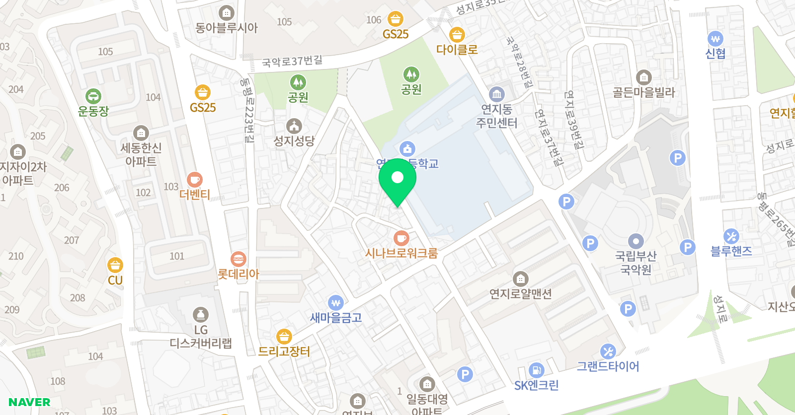 잉글리시아이 어학원 어반파크점 위치