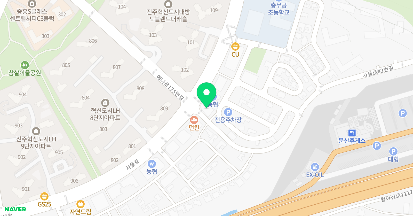 이순신MBA 태권도 위치