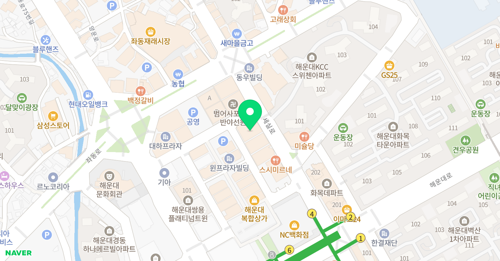 탄츠스테이지 무용학원 위치