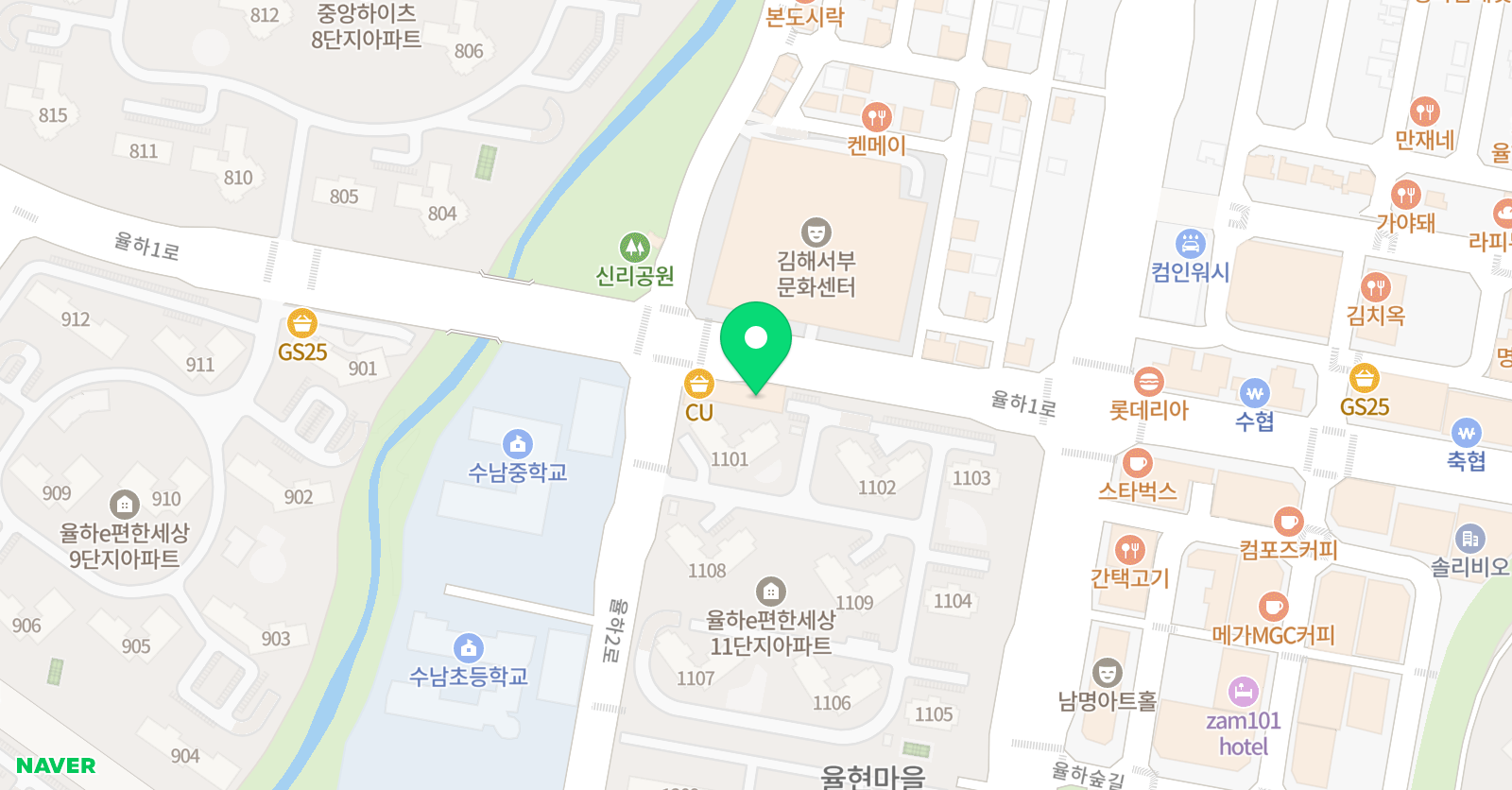 수남 태권도장 위치