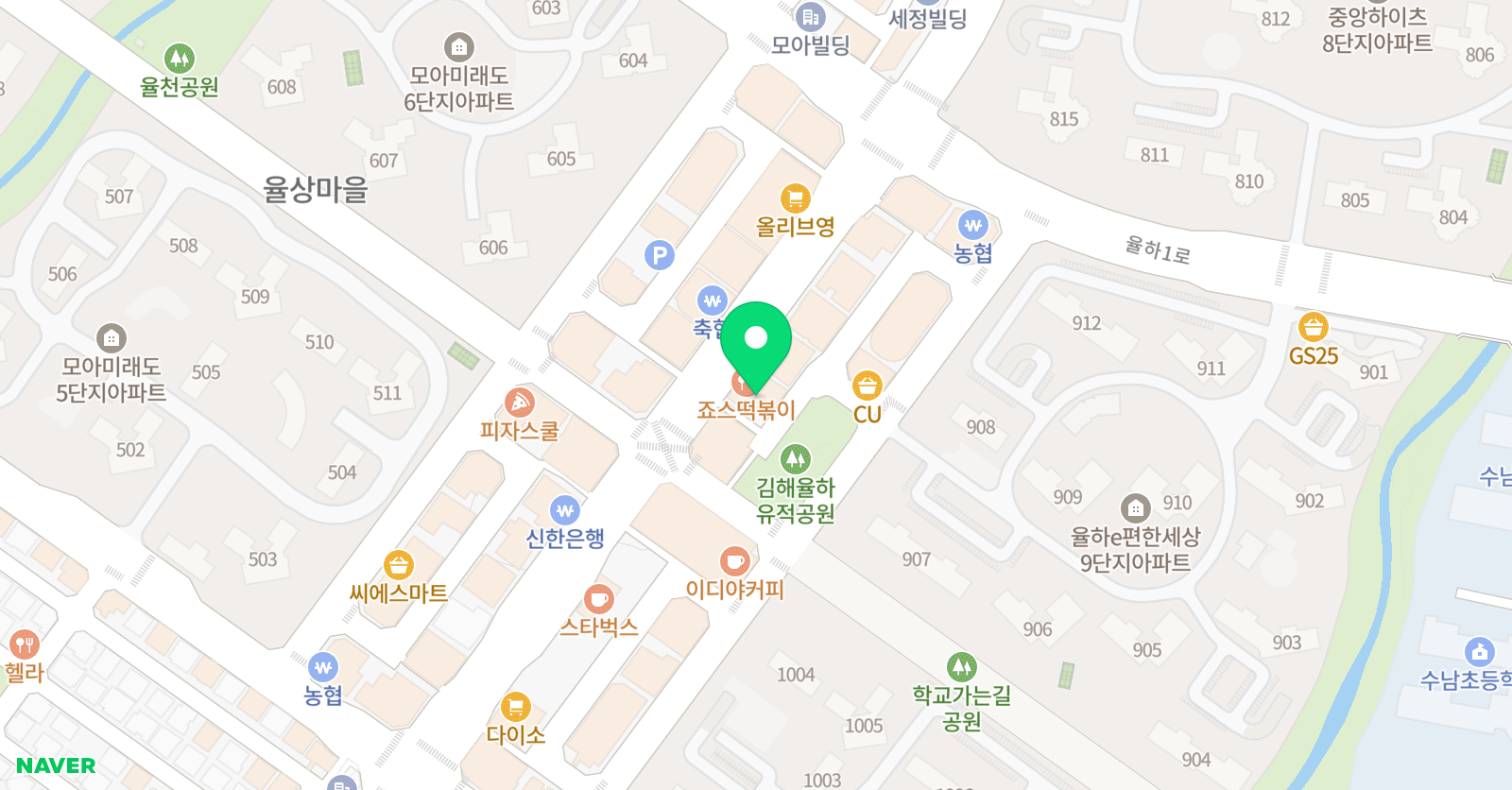 영어종결센터 율하학원 위치
