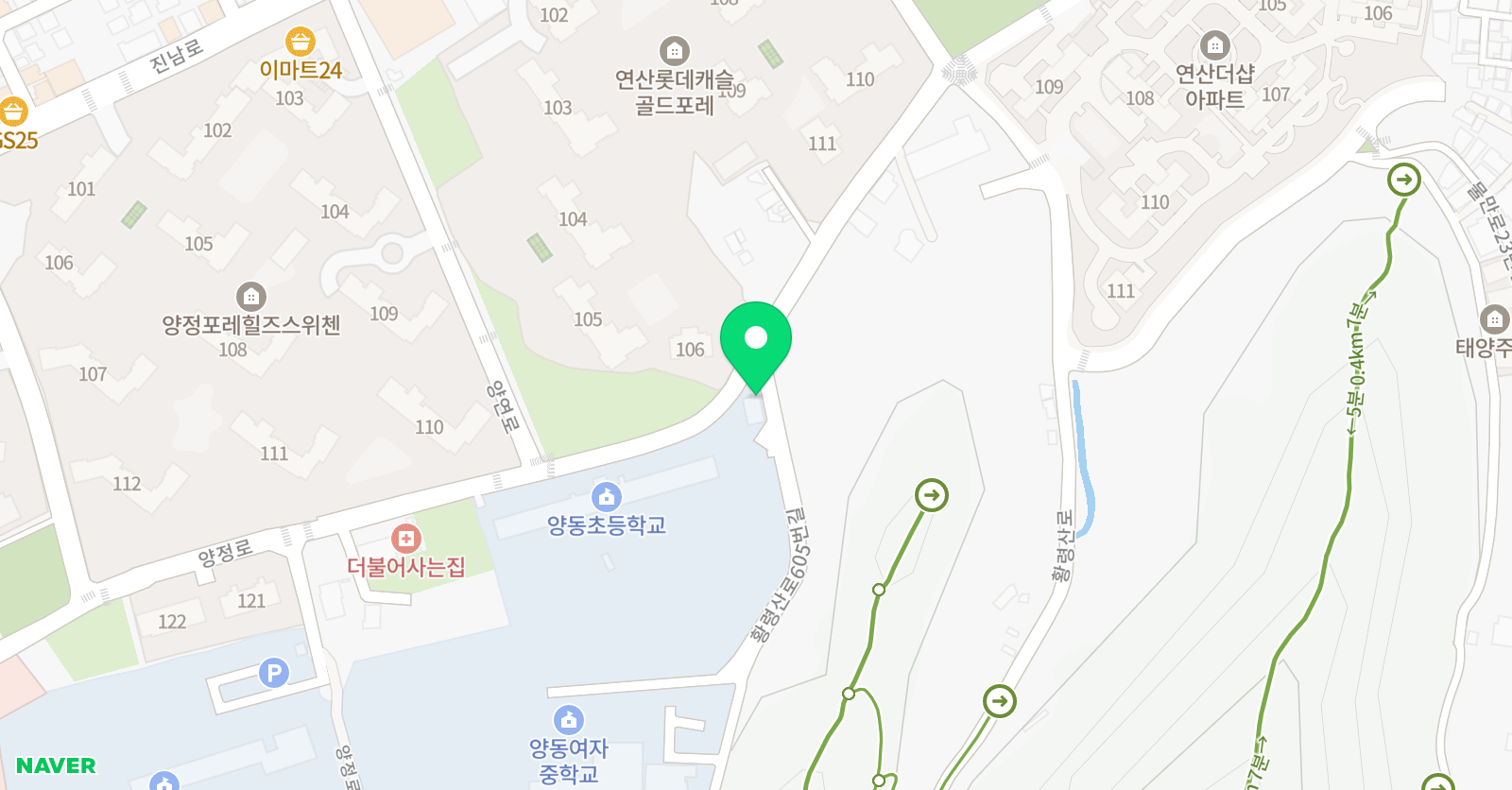 아트앤하트 연산양동미술학원 위치