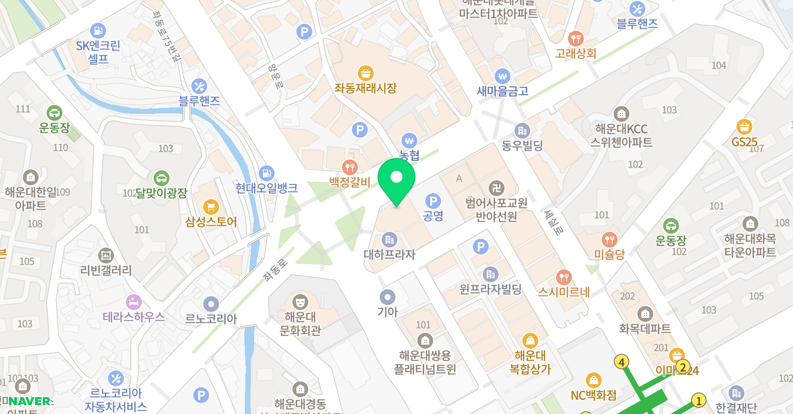 ESK 엄순근 과학전문 학원 위치