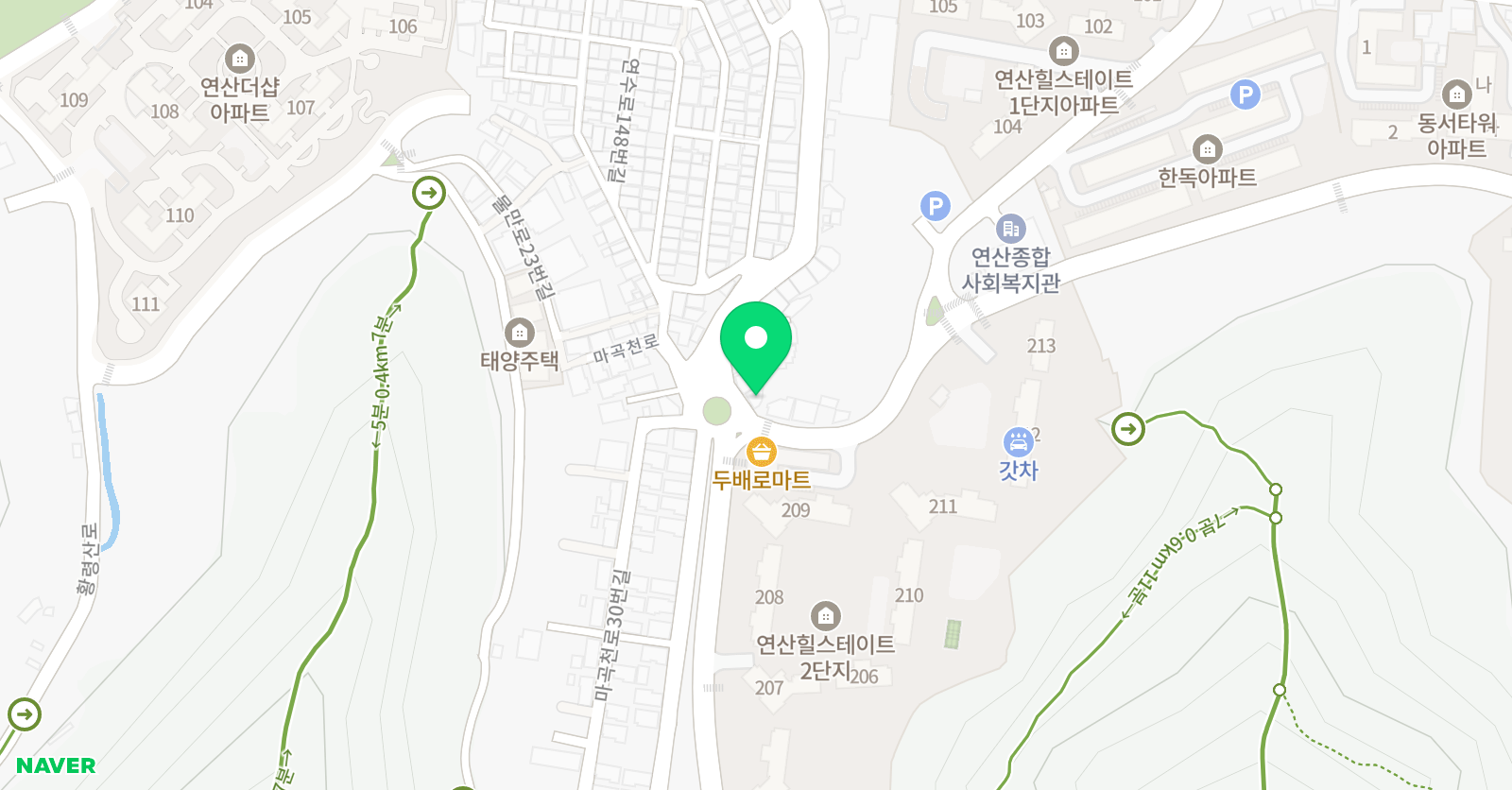 윤선생 우리집앞 영어교실 부산연미 교습소 위치