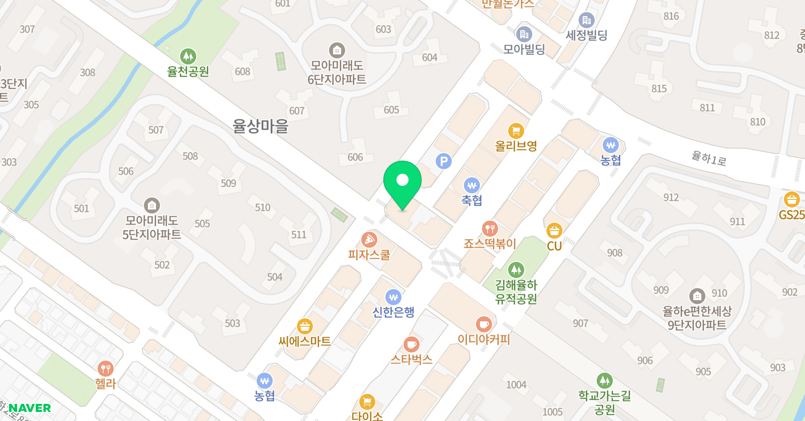 사랑효 태권도장 위치