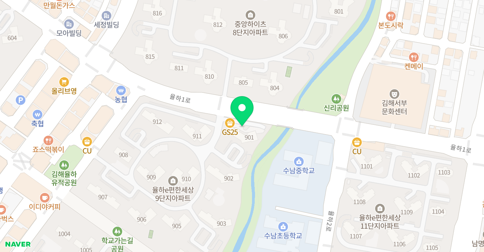 아트앤하트 e편한 미술학원 위치