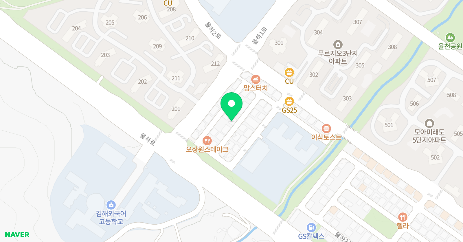 율하칸타빌레 음악학원 위치
