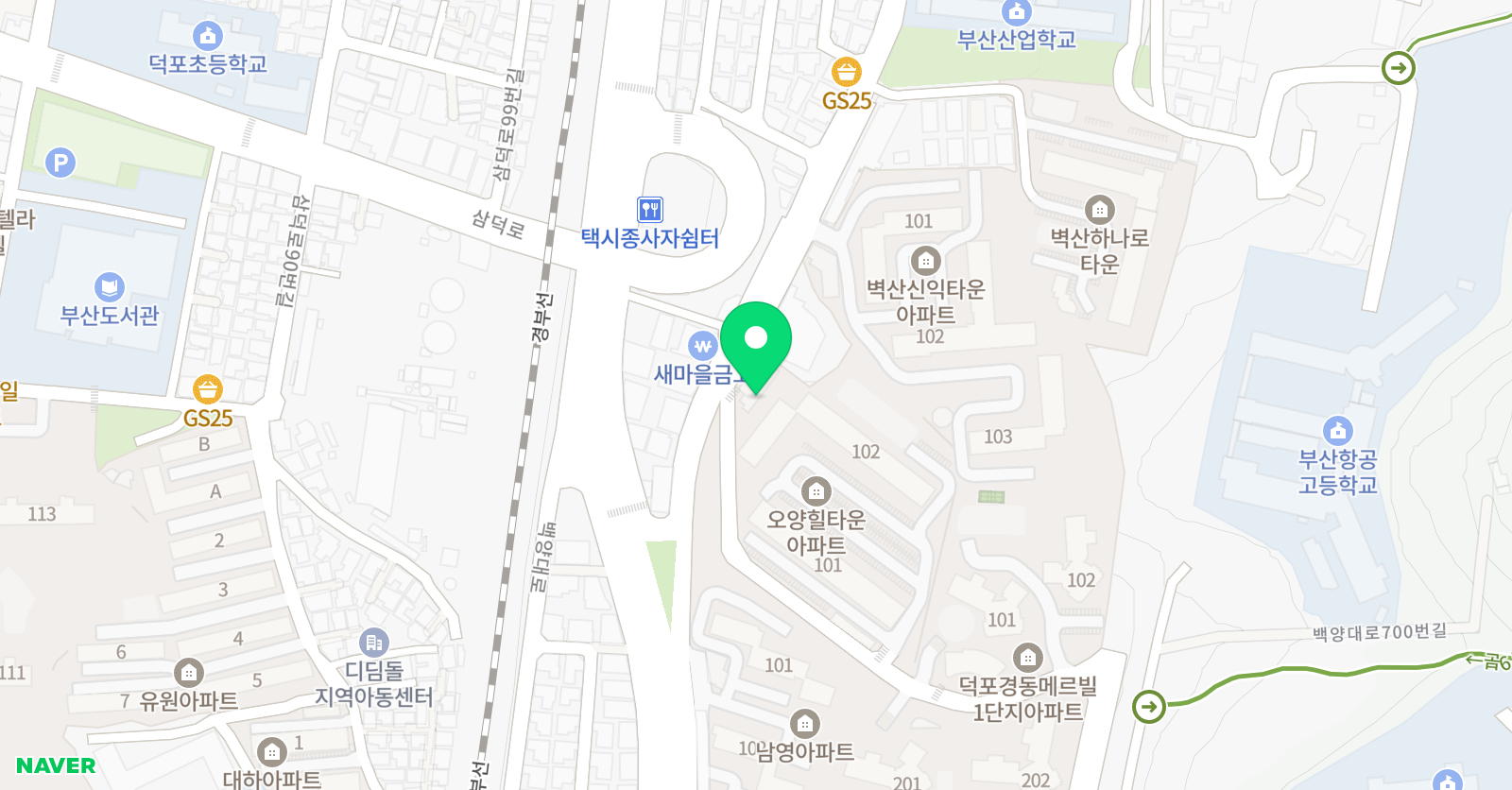 스마트해법 영어 덕상교실 위치