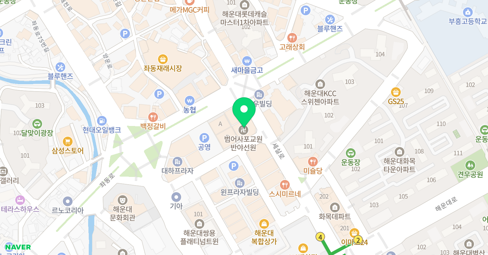 손선생 수학전문학원 위치