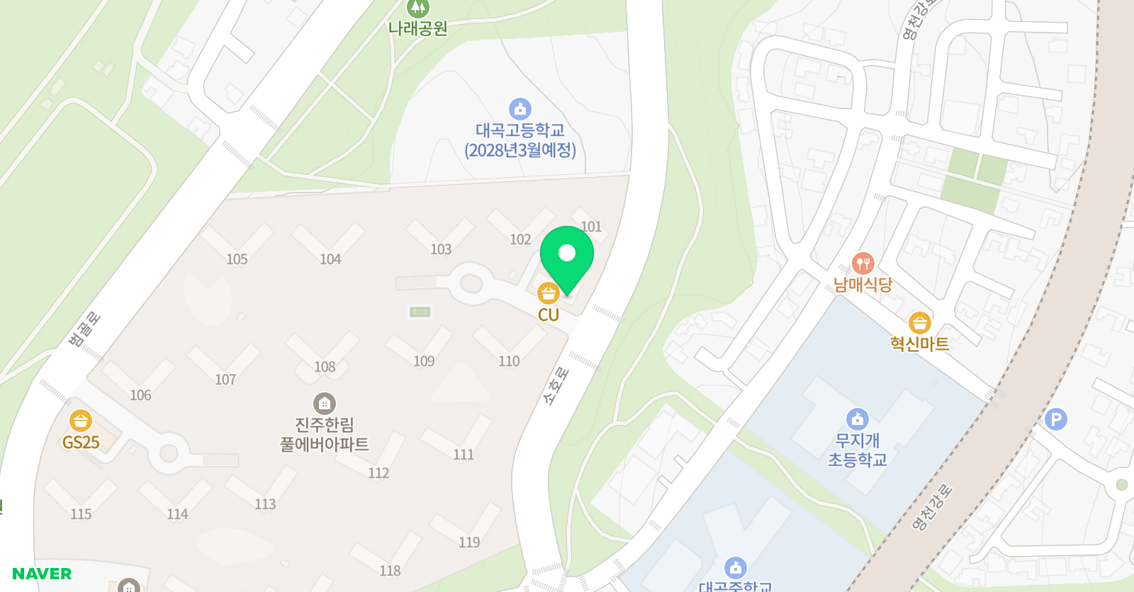 한양솔페즈 음악학원 피아노 위치
