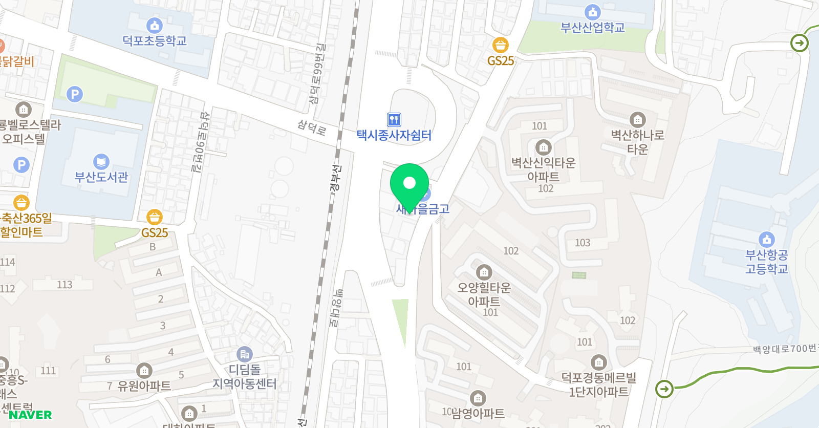 아소비 덕포점 위치