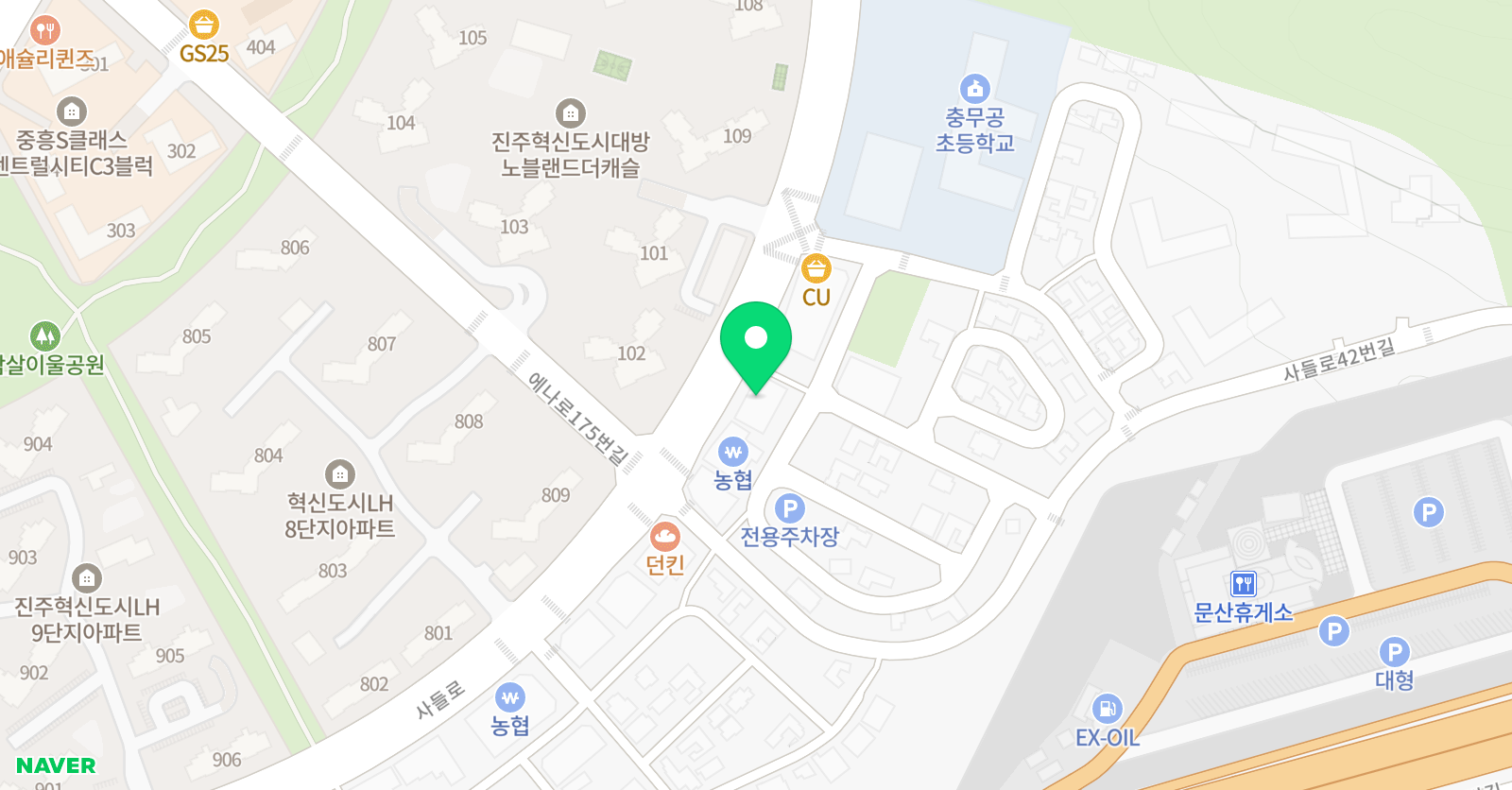 석사한국 태권도장 위치