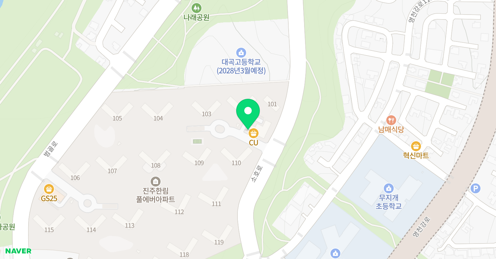 올바른 영어교습소 위치