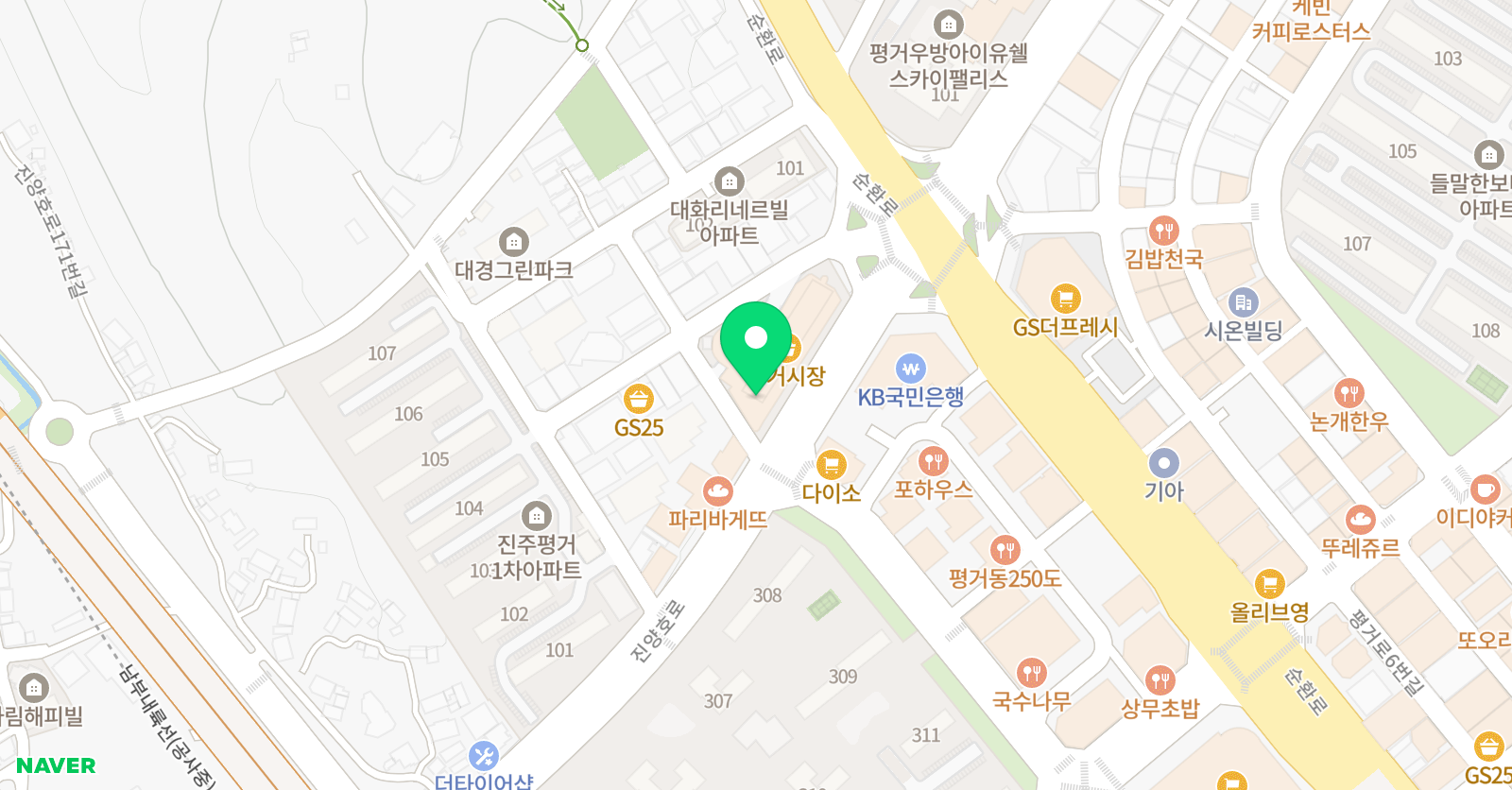 민 미술학원 위치