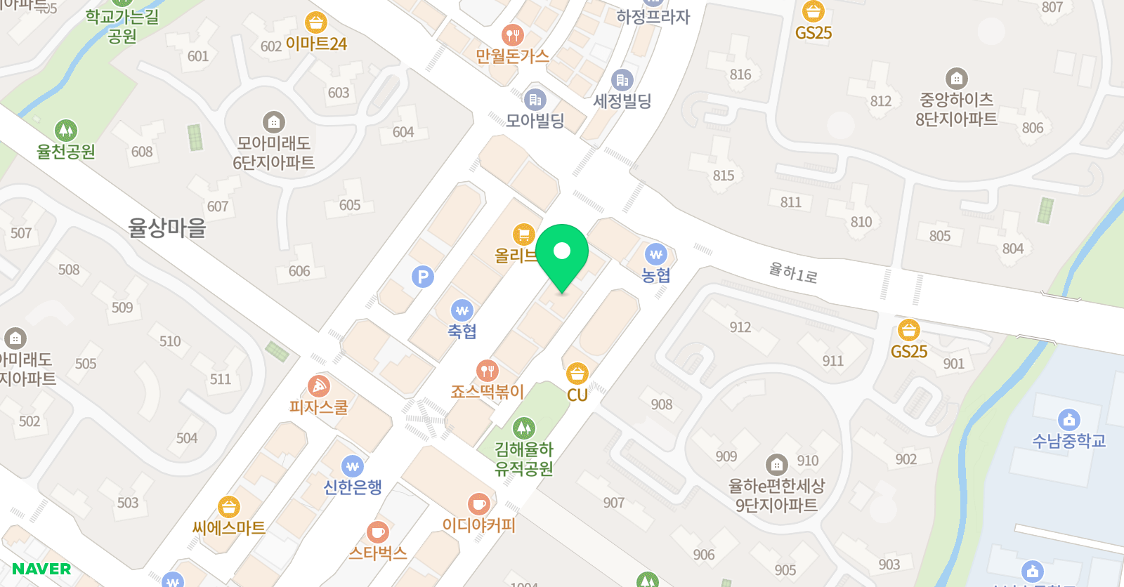 홍익아이스그림 미술학원 위치