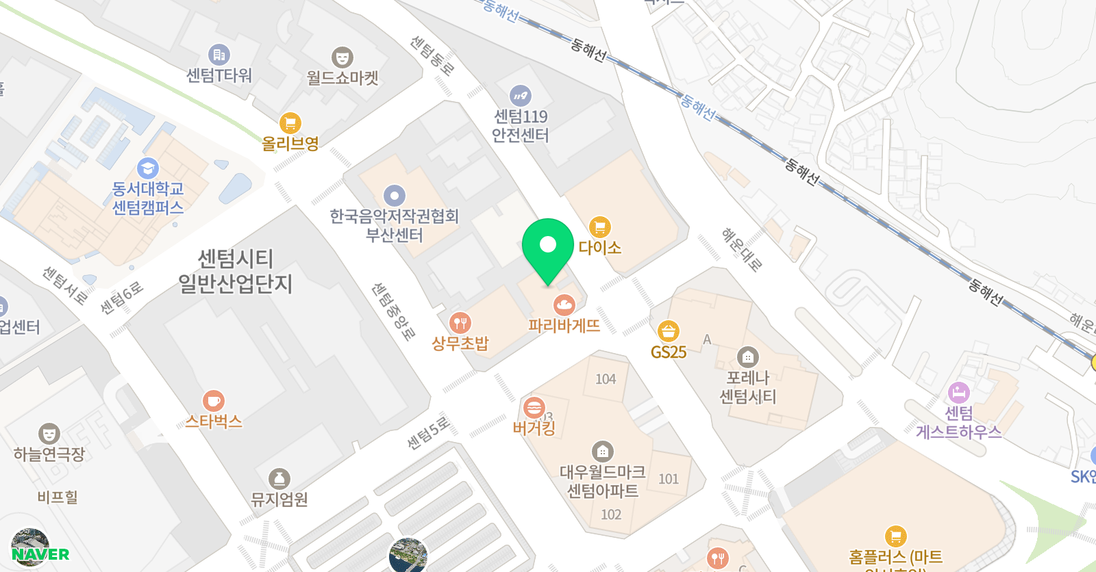 파인 영어회화 위치