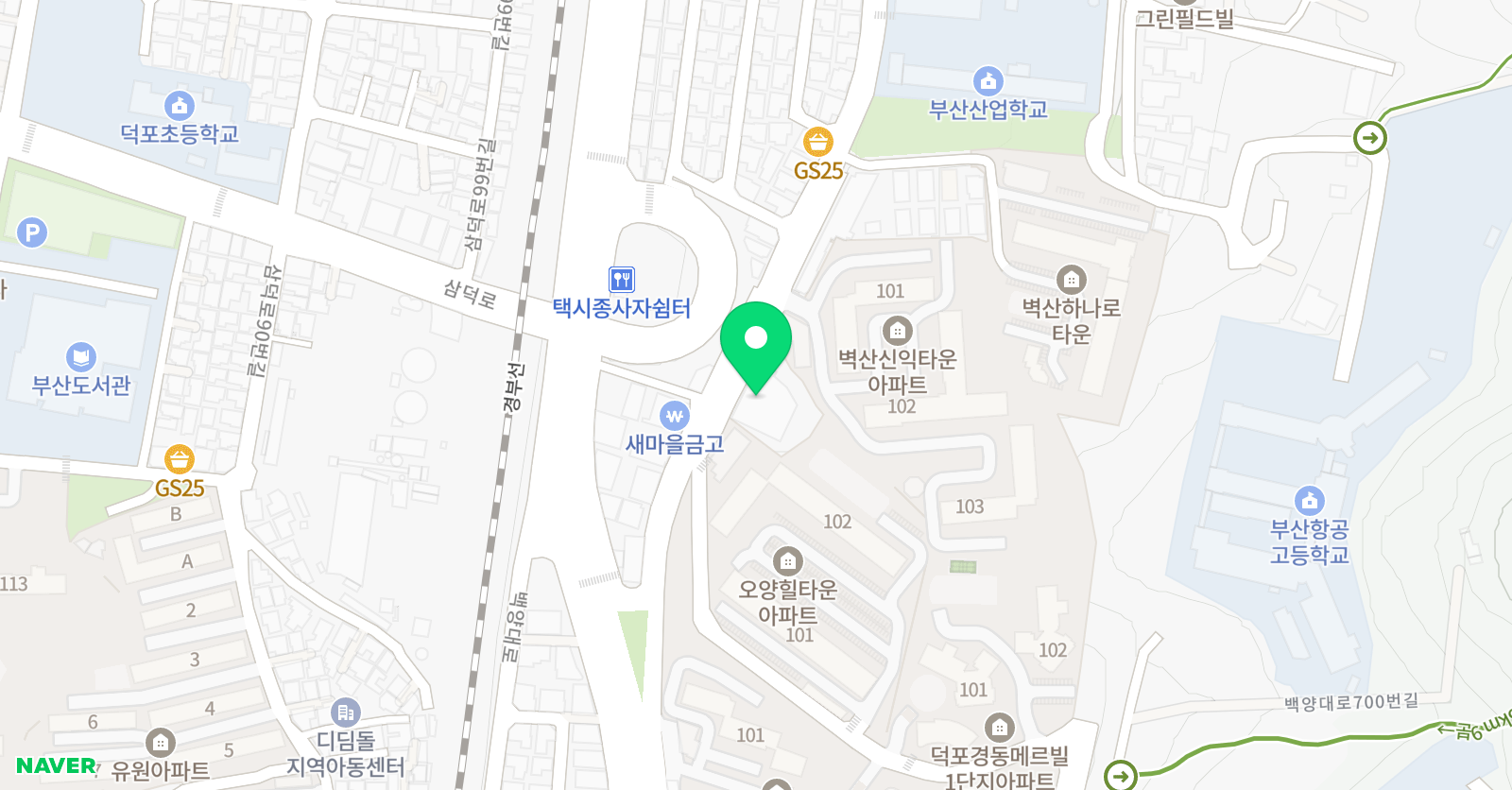박성휘 단과학원 ELI 외국어학원 위치