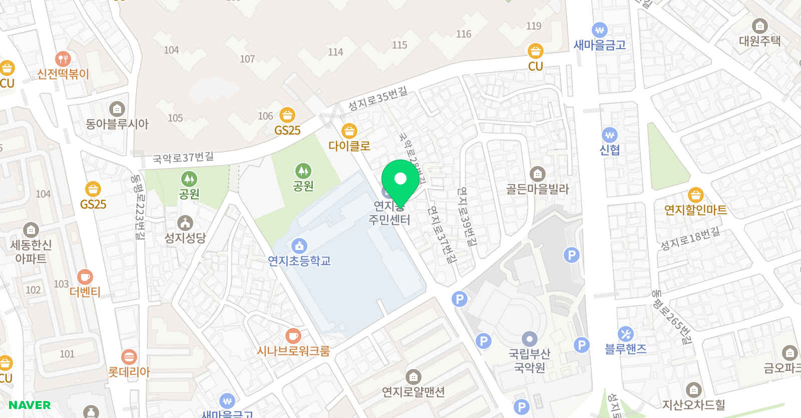 윤슬 피아노 위치