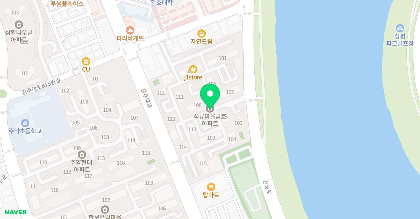 ITC 영어 진주혁신도시점 위치