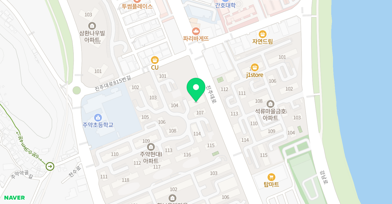 점프파이어 줄넘기클럽 주약 위치