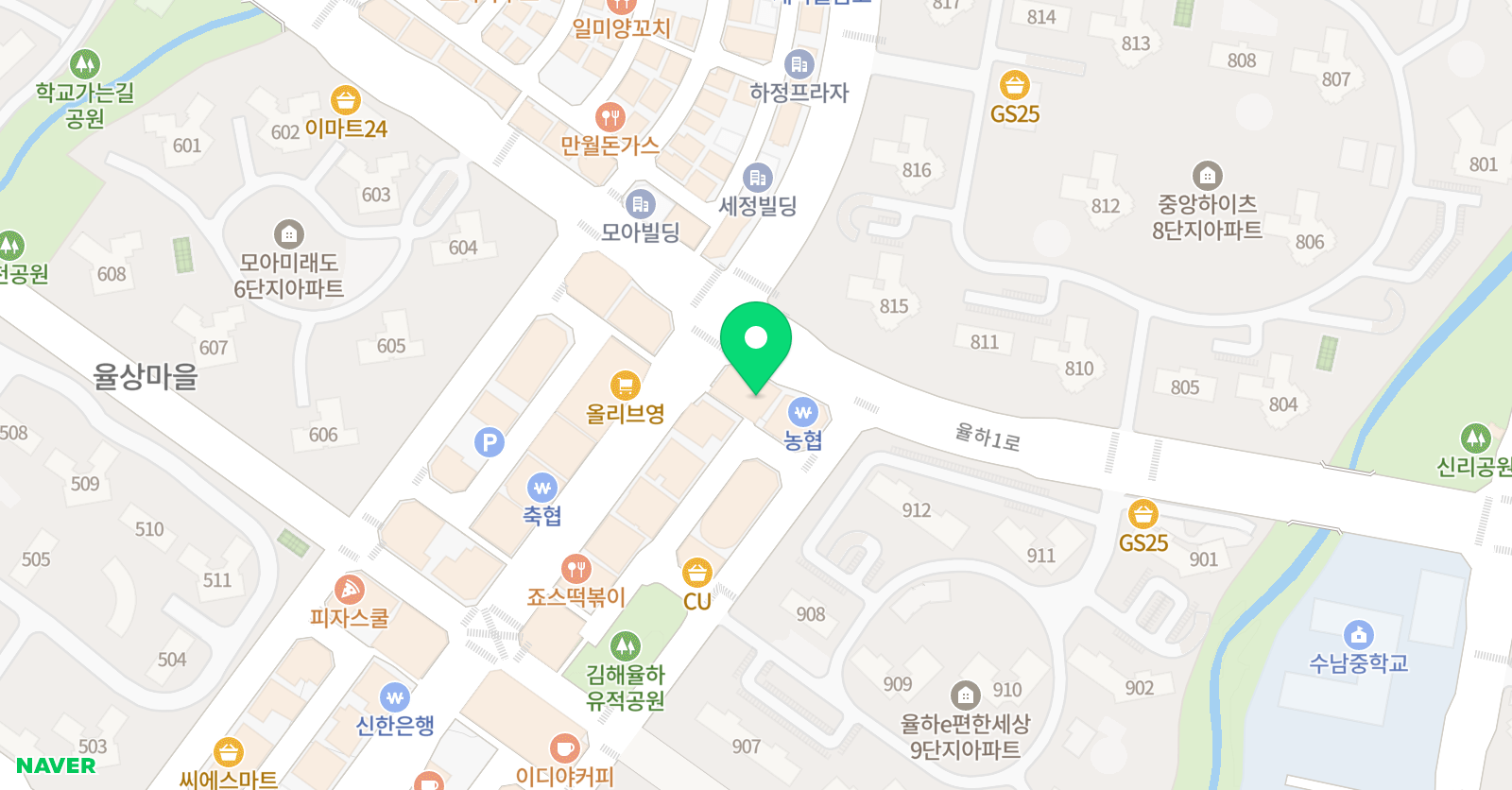 무궁화 태권도 위치