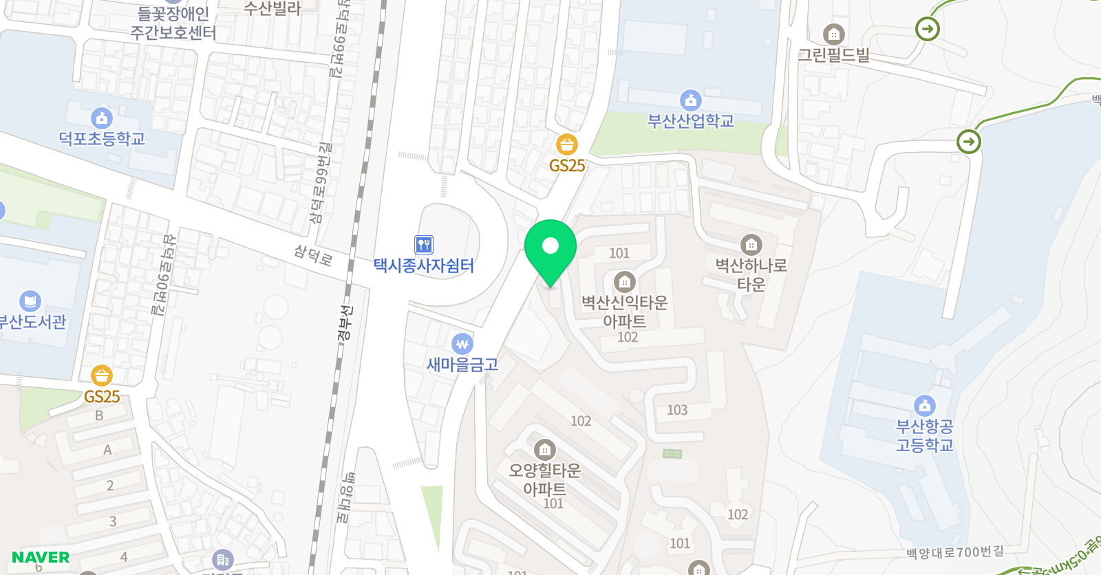 잉글리시 브레인 스튜디오 덕포점 위치