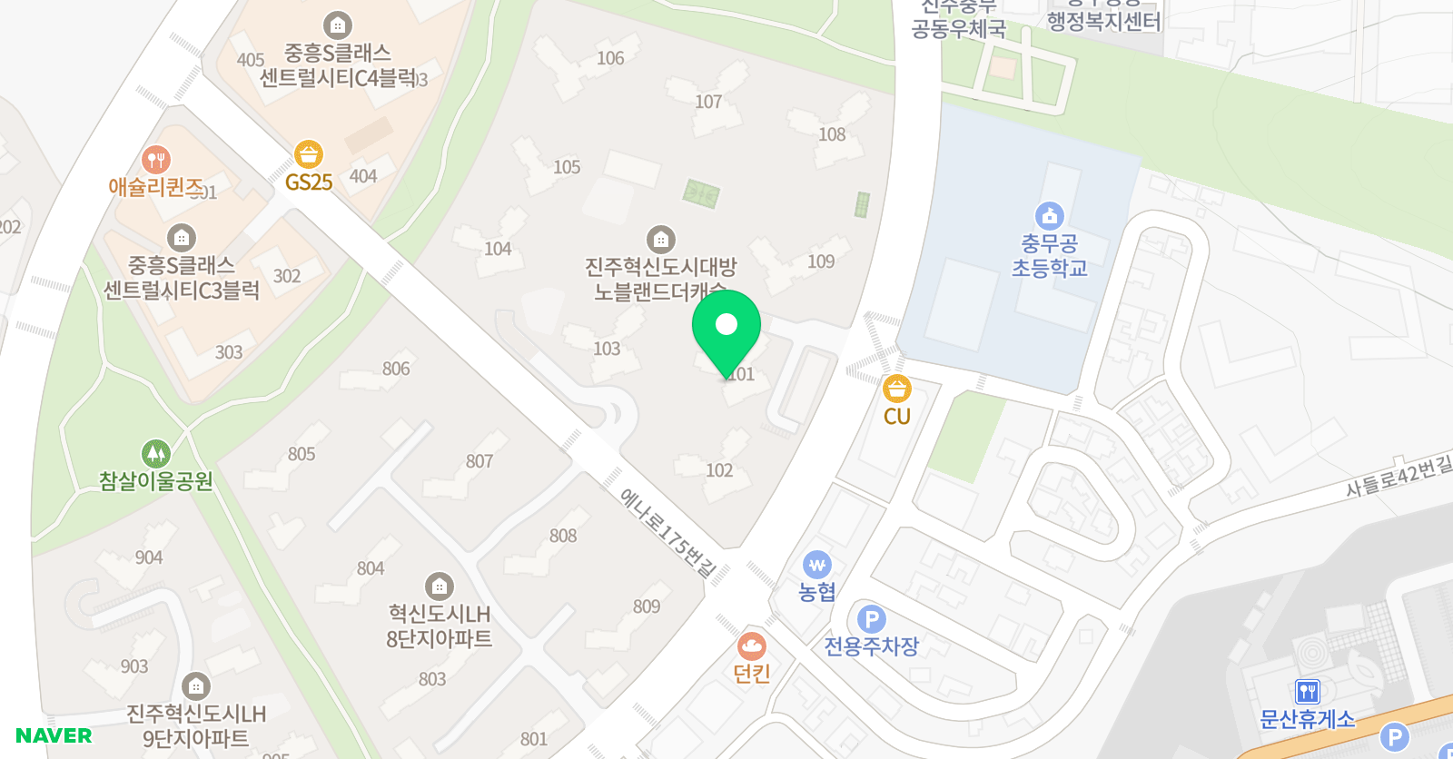 플레이팩토&먼슬리 교육원 진주혁신대방 위치