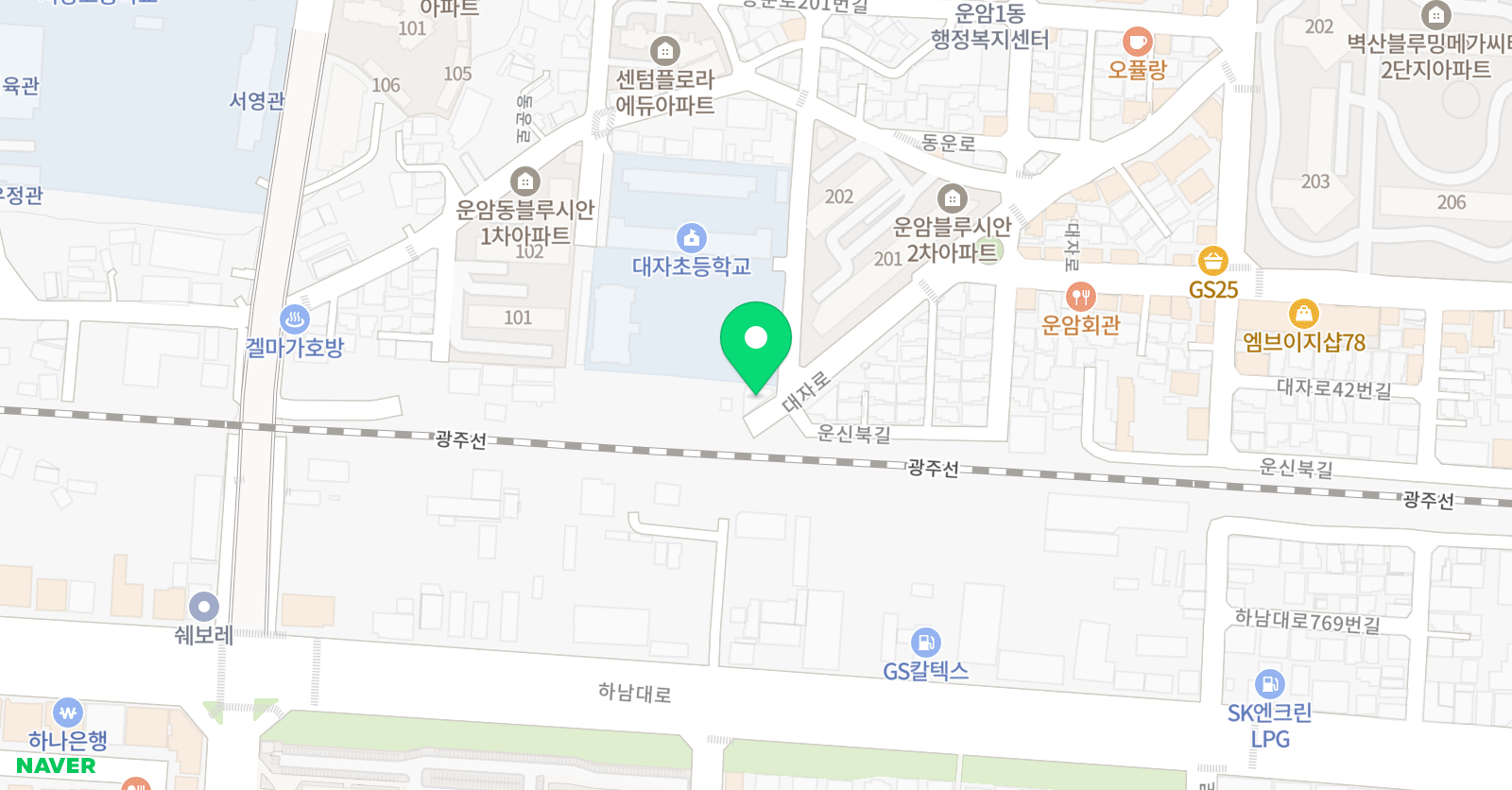 잉글리쉬스쿨 위치