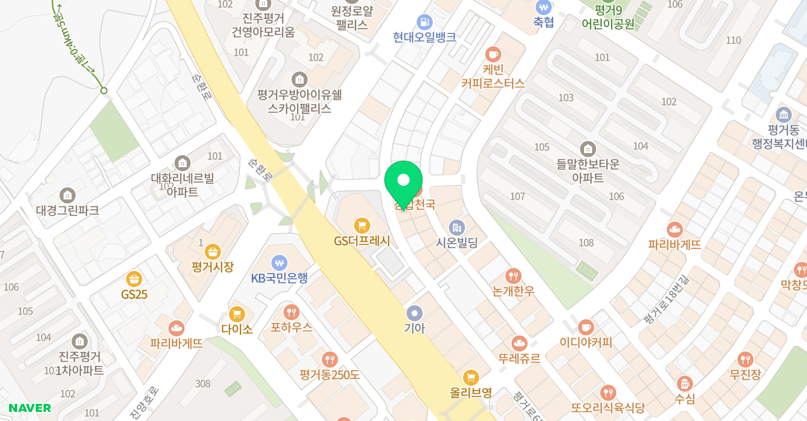 티치미 수학학원 위치