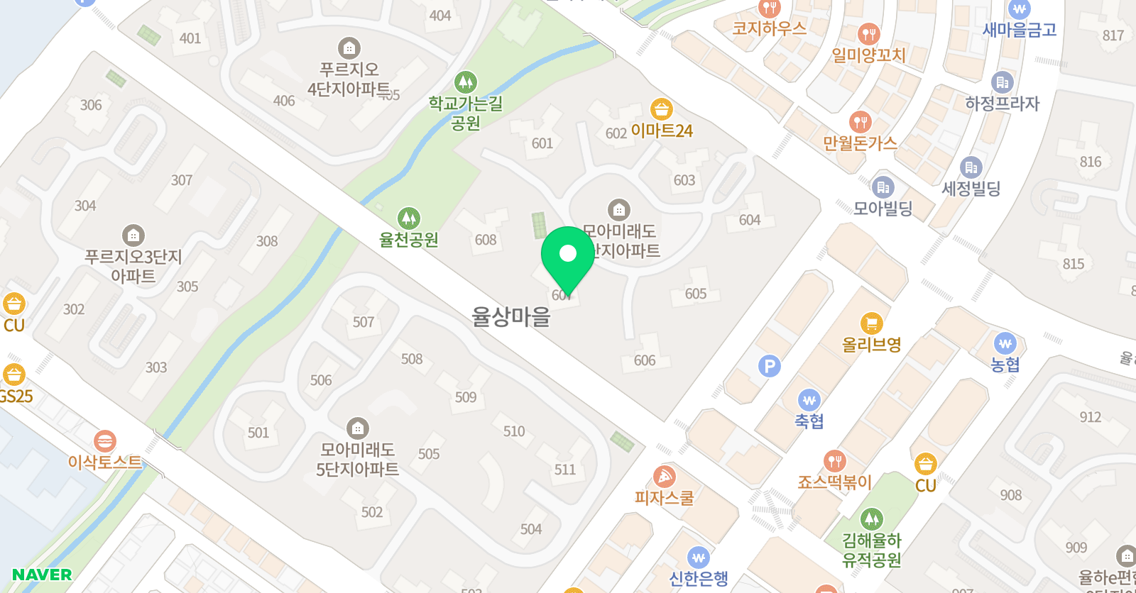 능률로제타 모아2 영어교실 위치
