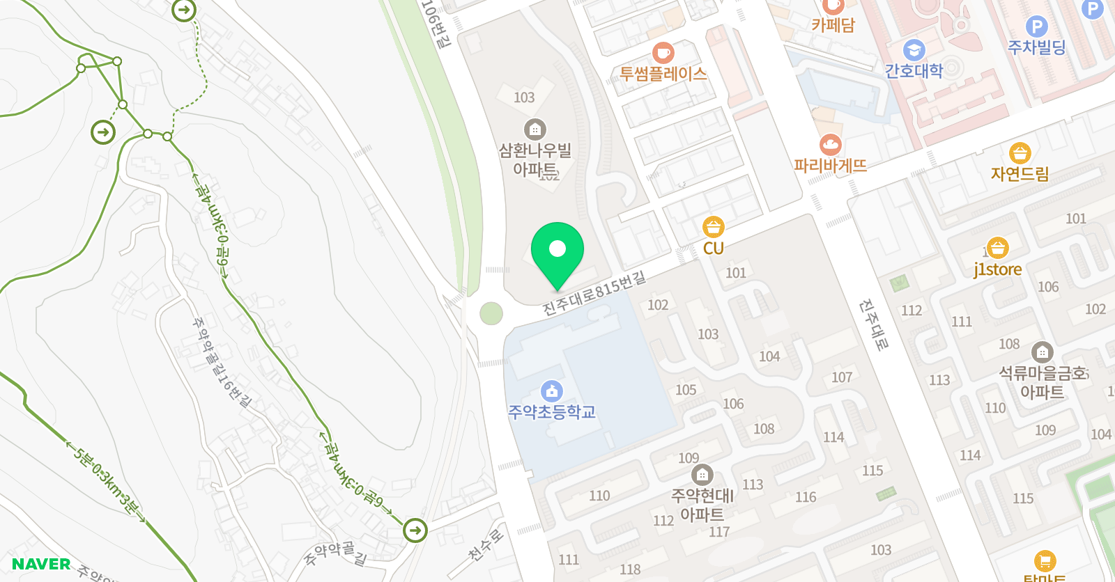바론 국어독서논술 위치