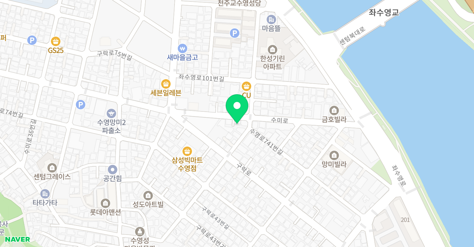 SJ 수학교실 위치