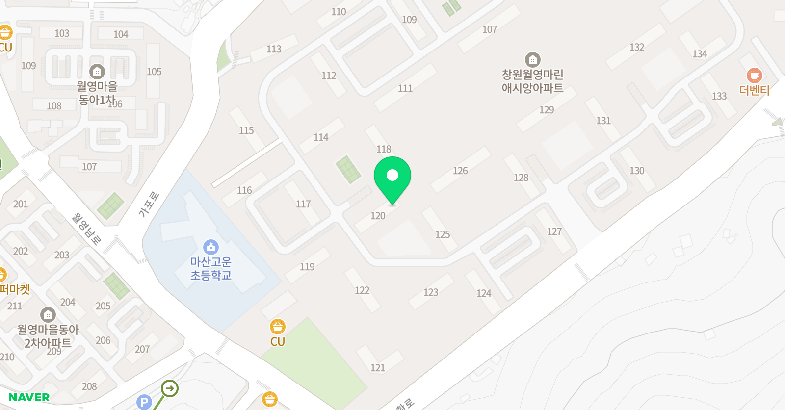 재능스스로 마산고운초점 위치