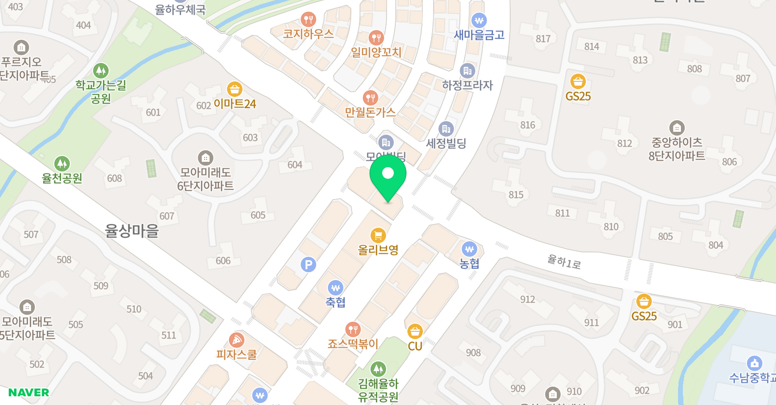 맨투맨 영어학원 위치