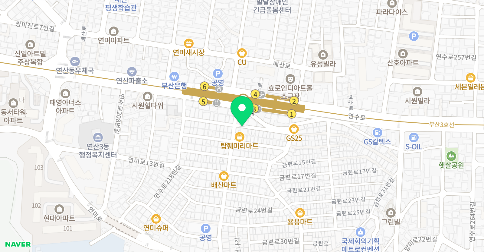 E568 수학영어전문학원 위치