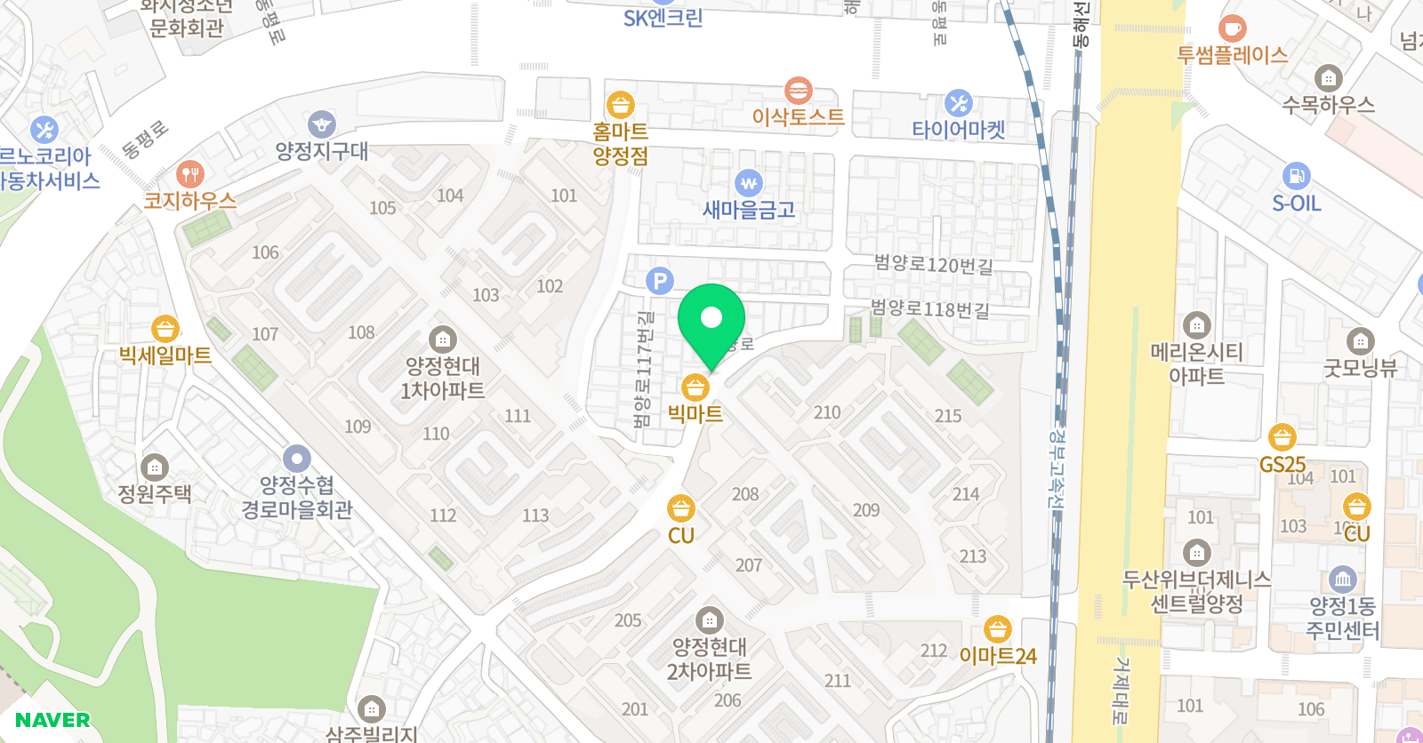 쎈 수학영어 위치