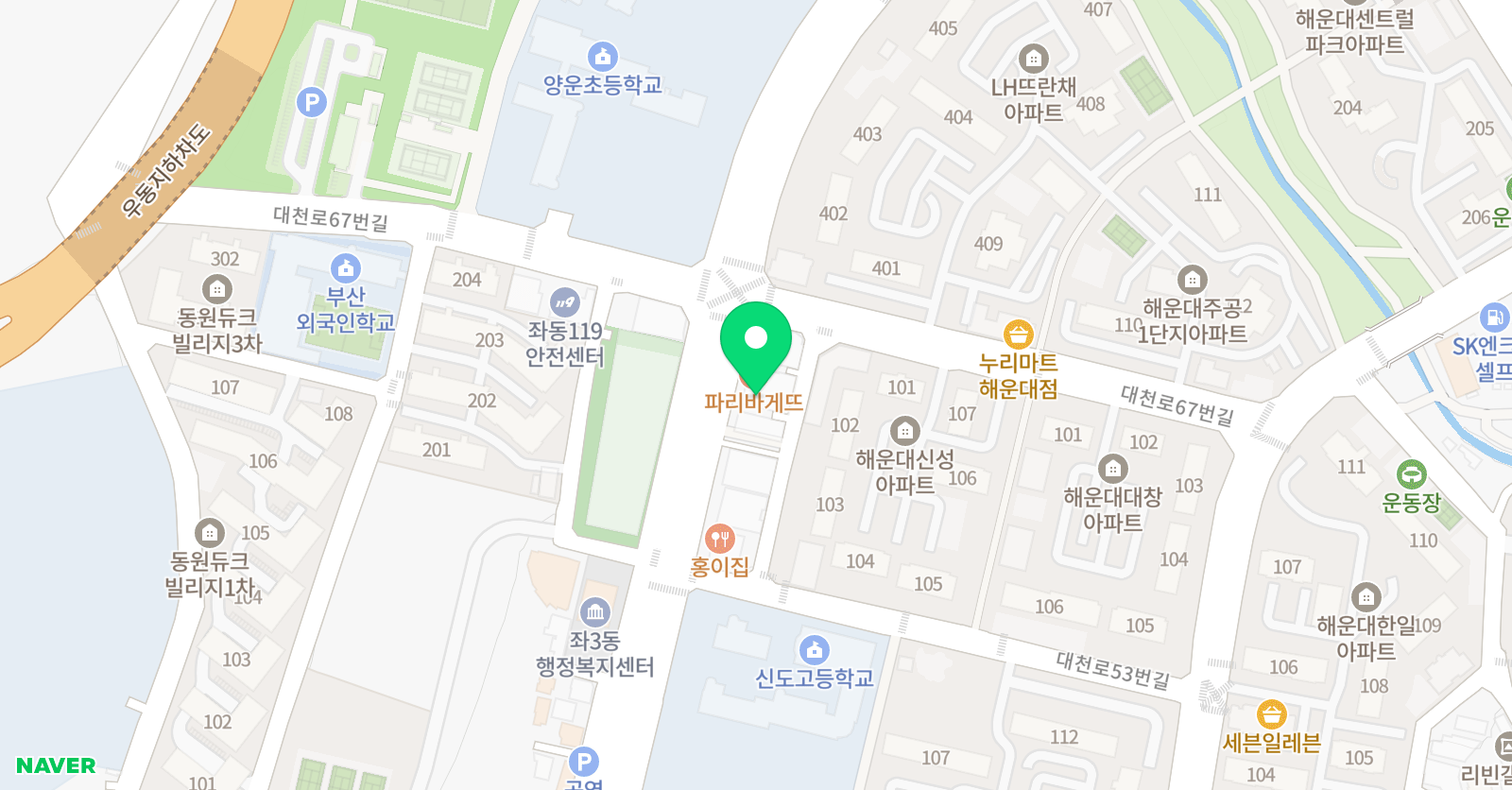 아연 수학영어학원 위치