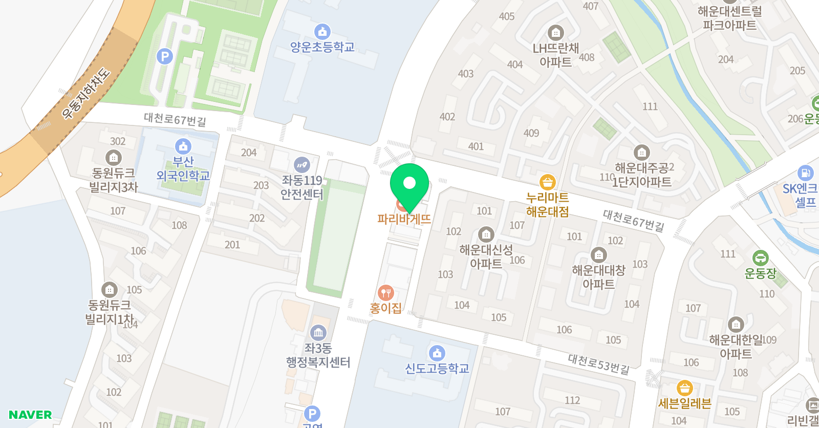 이지 수학과학학원 위치