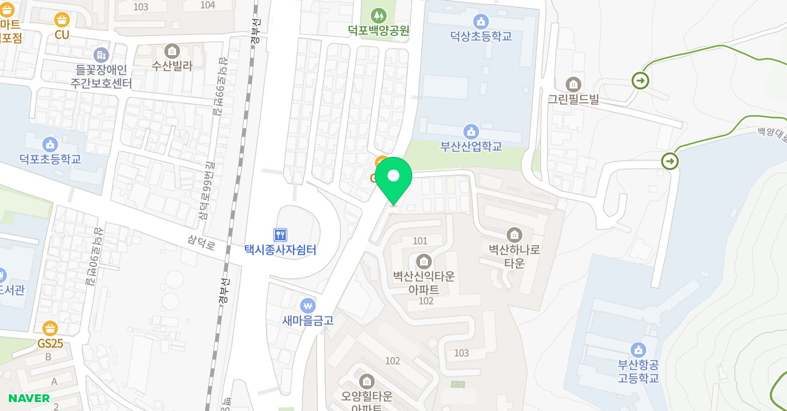 청운 학원 위치