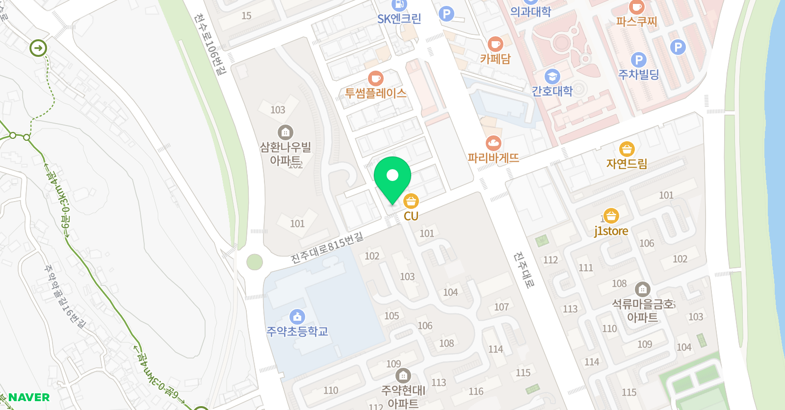 MES 수능학원 위치